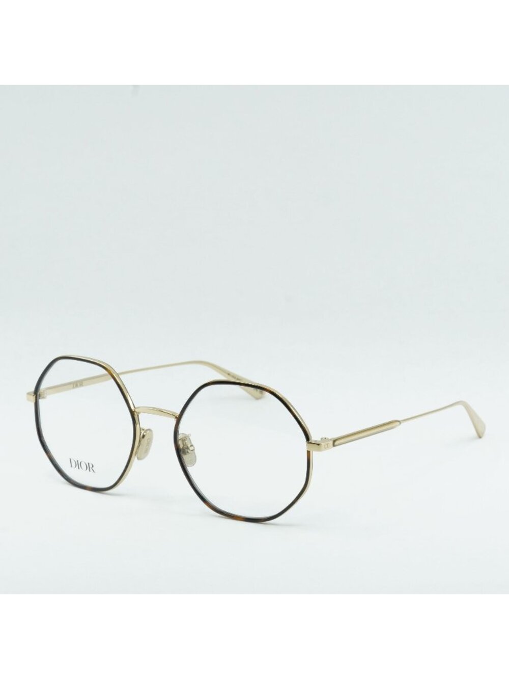 Dior GEMDIORO R2U B000 Eyeglasses Havana / Gold 54mm Geometric Frame